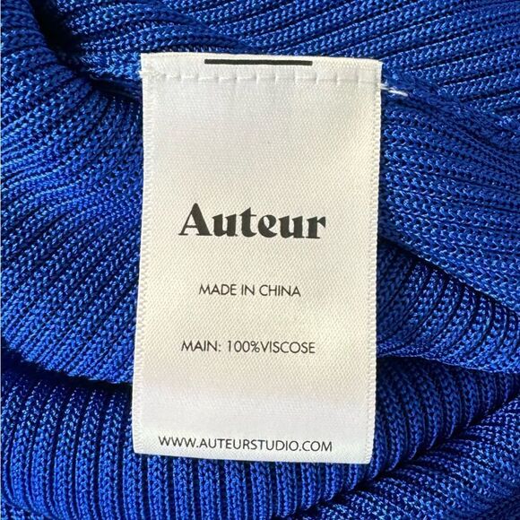 NEW Auteur Stevie Maxi Dress in Cobalt Blue XL Revolve Rib Knit - Picture 10 of 12